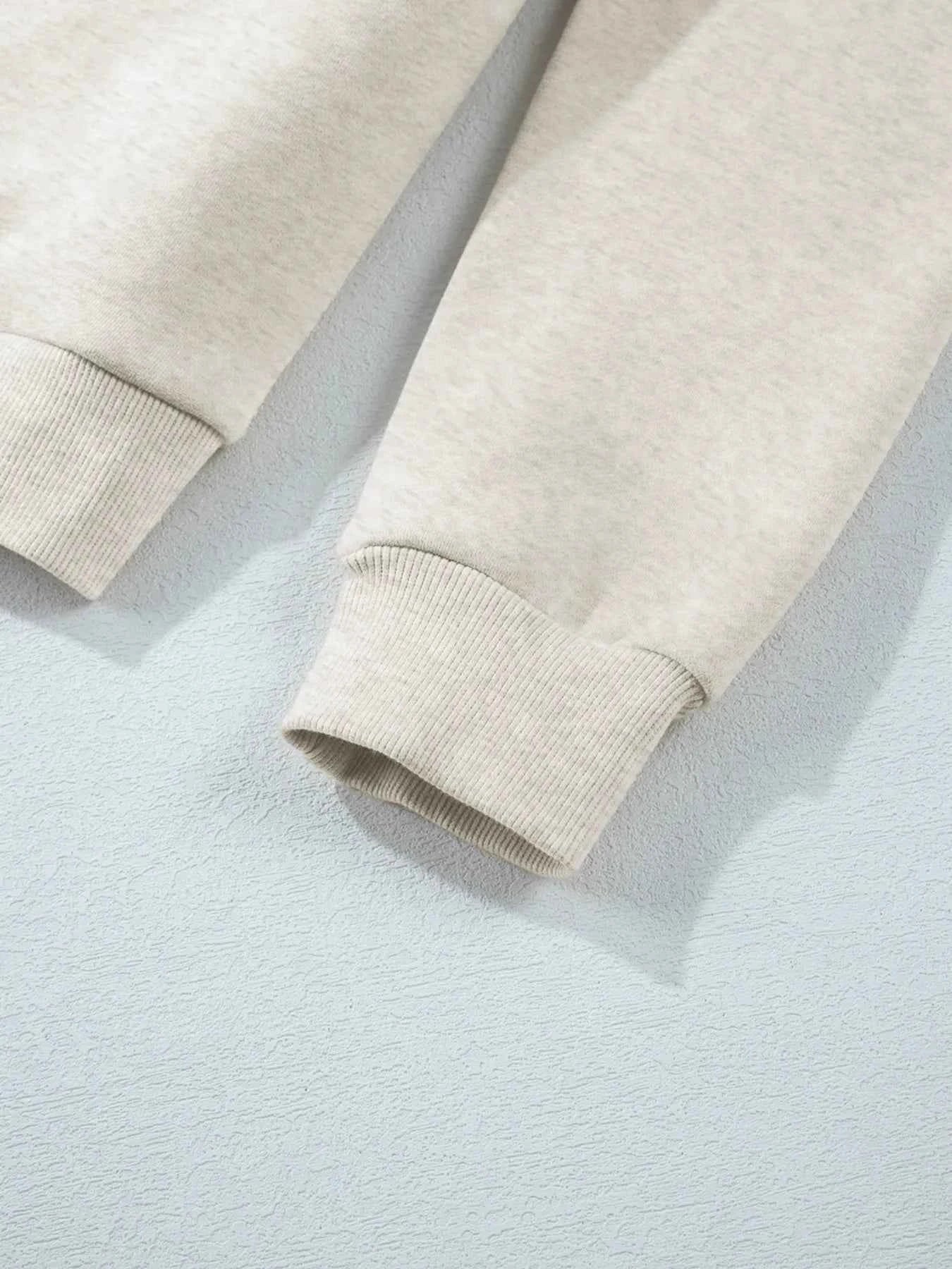 Collared Sweatshirt and High Waist Pants Active Set