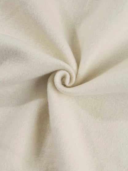 Drop Shoulder Zip Up Jacket and Drawstring Pants Active 2pcs Set