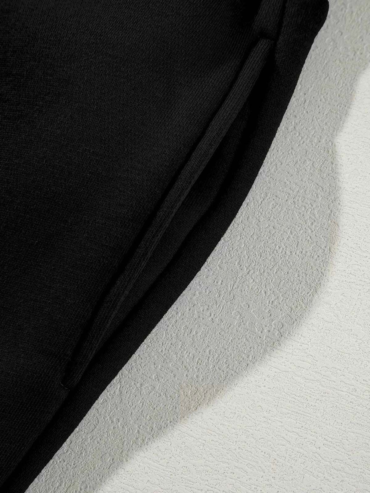 Drop Shoulder Zip Up Jacket and Drawstring Pants Active 2pcs Set