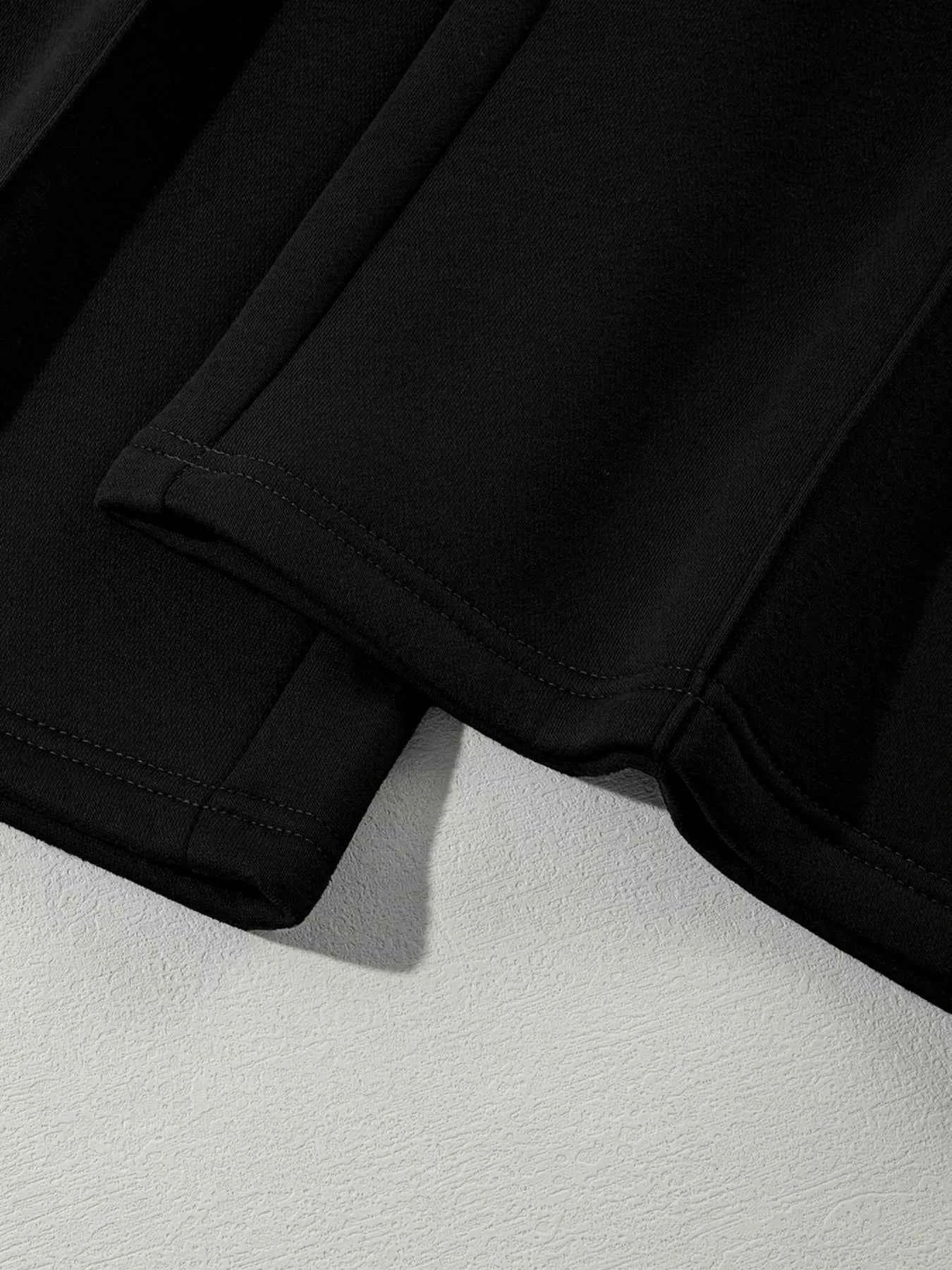 Drop Shoulder Zip Up Jacket and Drawstring Pants Active 2pcs Set