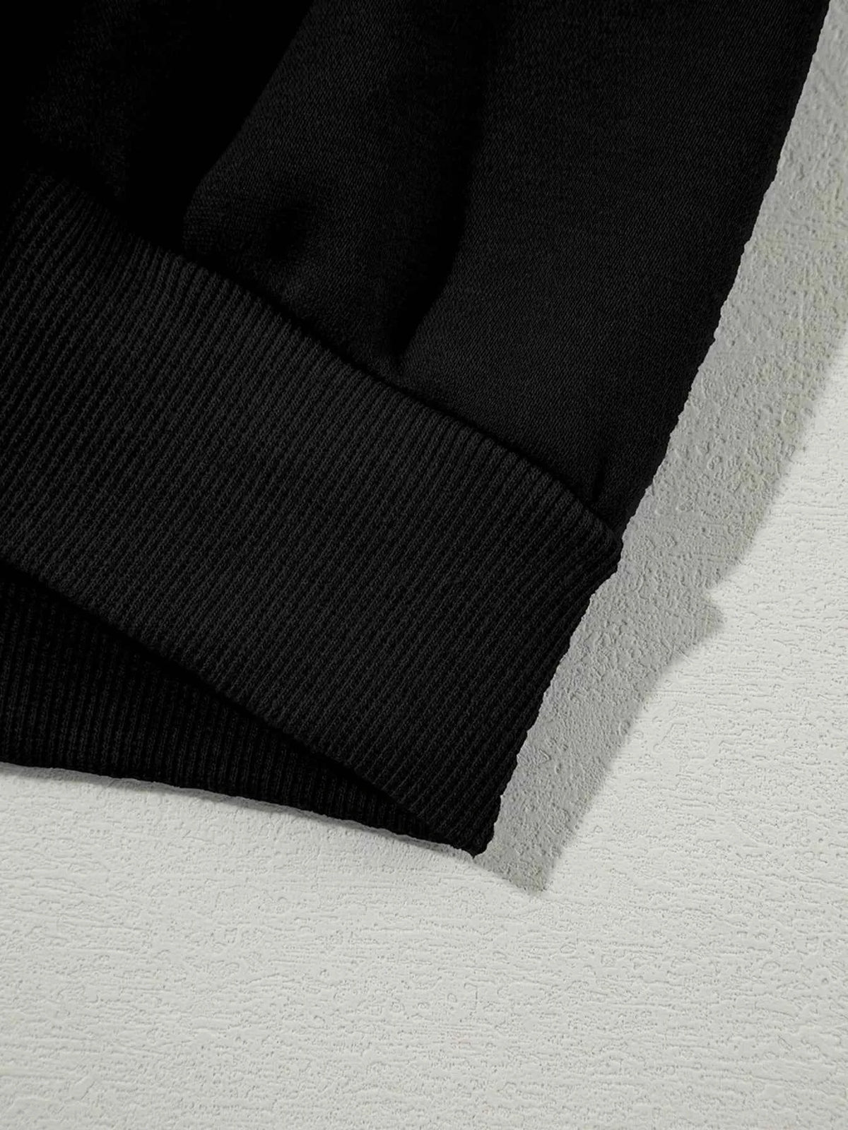 Drop Shoulder Zip Up Jacket and Drawstring Pants Active 2pcs Set