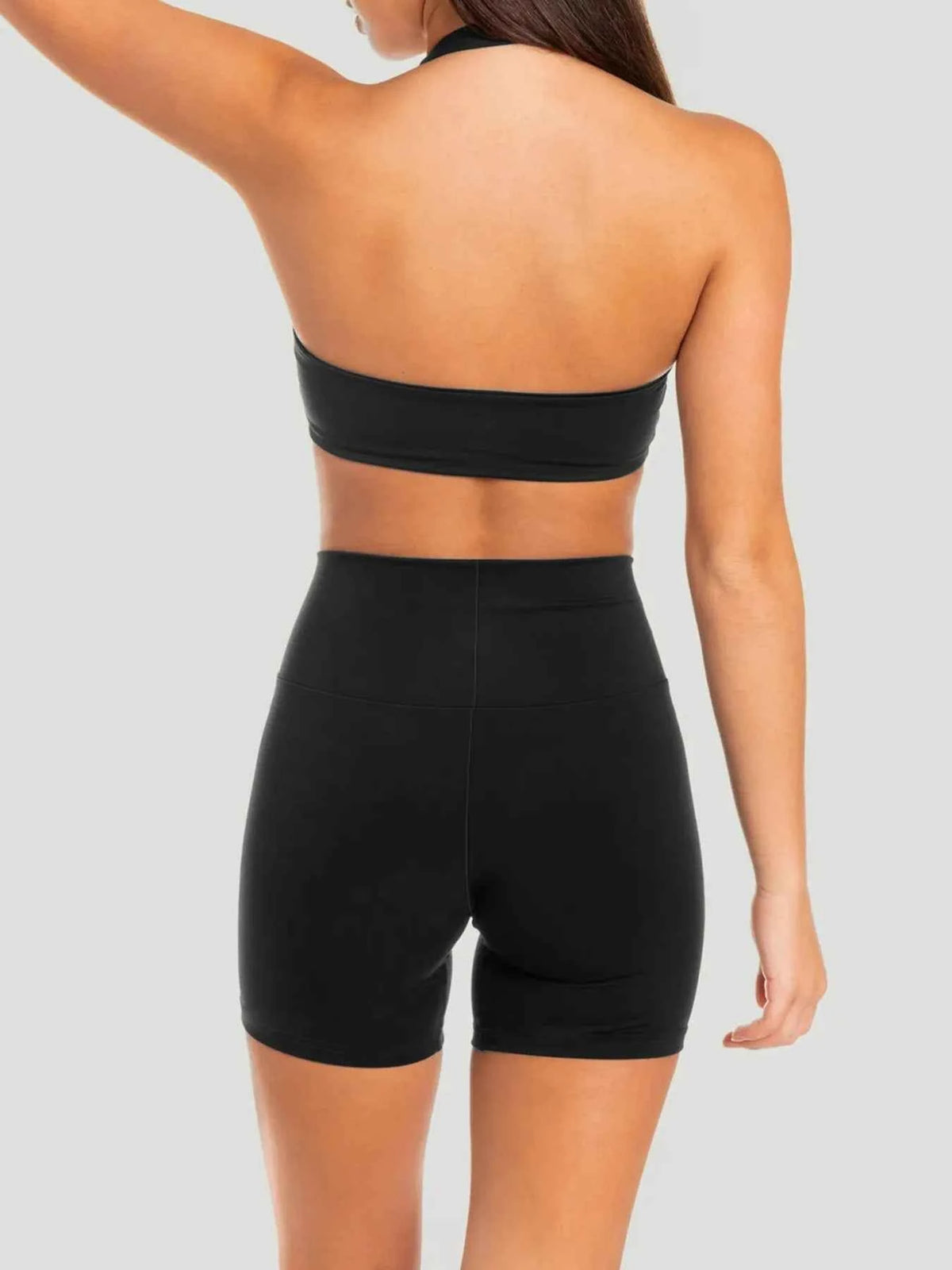 Halter Neck Cami and Shorts Active Set
