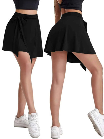 High Waist Active Skirt with Lining