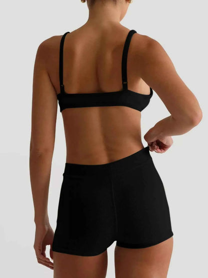 Seamless Bra and High Waist Shorts Active Set