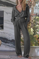 Zip-Up Hoodie and Pants Active Set