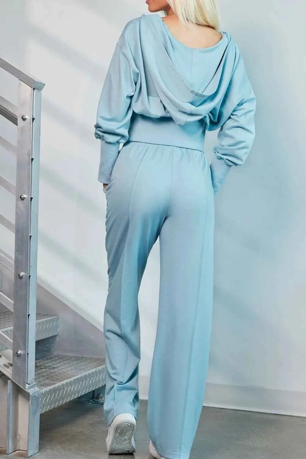 Zip-Up Hoodie and Pants Active Set